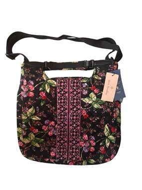 NWT Vera Bradley Change It Up Crossbody Winter Berry Quilted Floral Bag